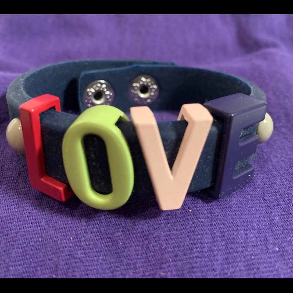 Rubber bracelet BCB generation LOVE letters